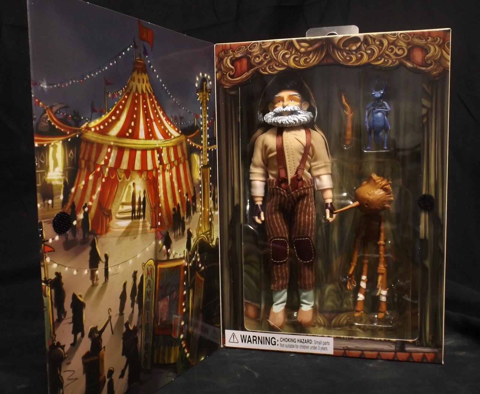 Mego Guillermo Del Toro’s Pinocchio 8” Action Figure 3 Pack Set Limited Edition