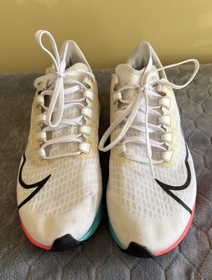 Size 9 - Nike Air Zoom Pegasus 37 White Multi.  BQ9646-103