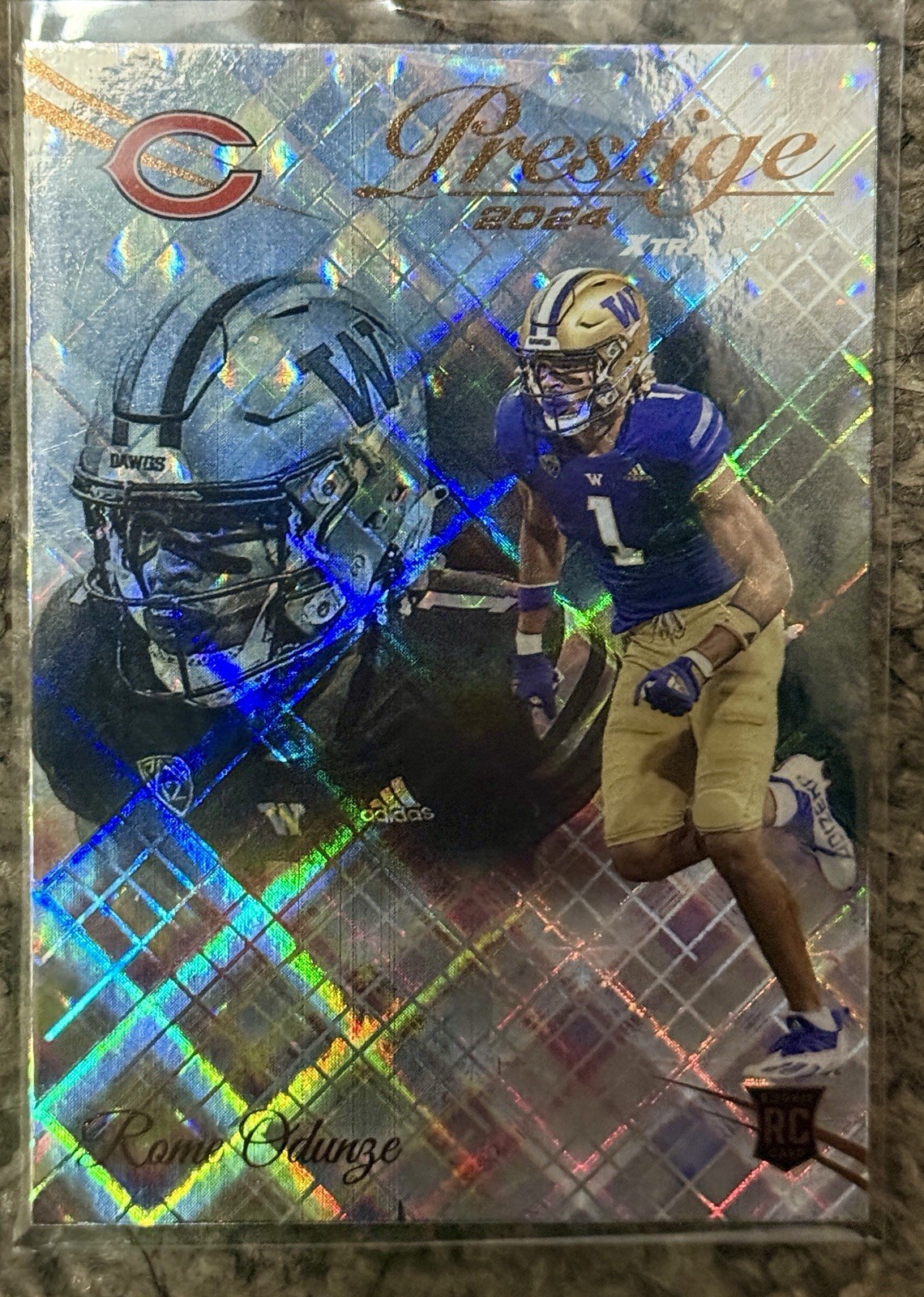 2024 Panini Prestige - Rookies Rome Odunze #310 Xtra Points Diamond (RC)