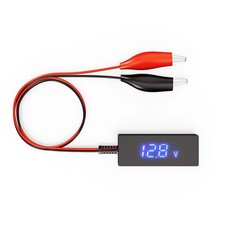 6V 12V 24V 48V Battery Voltage Tester with LCD Display,5V-60V Digital Automotive