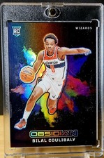 2023-24 Bilal Coulibaly Panini Obsidian Color Blast Black Prizm Rookie RC SSP
