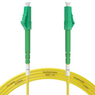 Glasfaser Kabel Simplex Patchkabel LC/APC-LC/APC Singlemode 9/125μm LSZH OS2