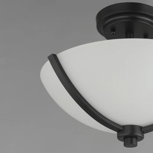 Maxim Lighting 20031SWBK Deven Semi-Flush Mount Black - Picture 5 of 5