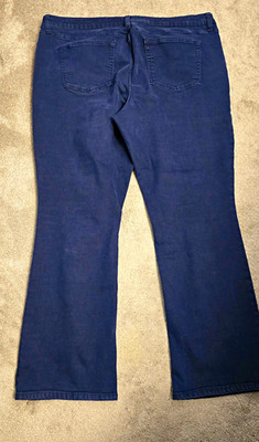 m jeans by maurices Women s Plus Bootcut Dark Wash Stretch 5-Pocket Jeans