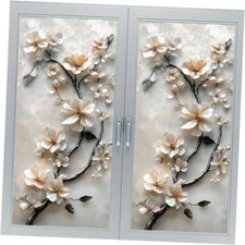 Magnolia Flower Window Film Glass Window Privacy Film Stained Decals Magnolia#2