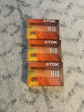 TDK Hi 8 MP120 Premium Camcorder Video Cassette Tapes Lot of 3 Made in Japan NOS