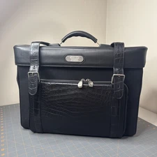 Alexander McQueen x Samsonite - Black Canvas Work Bag Briefcase - Please Read