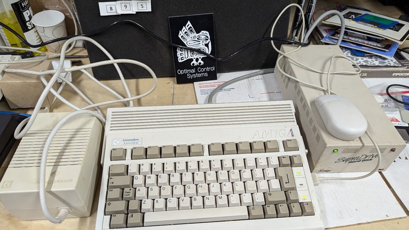 Commodore	Amiga computer w/ SupraDrive, power supply, mouse	A600HD