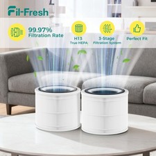 2 Pack PuroAir 240 Replacement HEPA Filter HEPA 14 For PuroAir 240, Puro Air 240