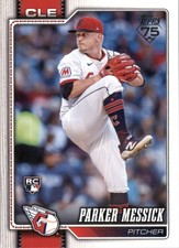 2026 Topps Series 1 Parker Messick RC Cleveland Guardians #67