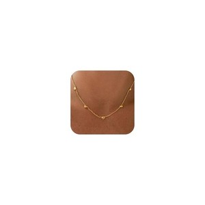 Authentic 14K Gold Plated Heart Necklace for Women Small Teen Girl Jewelry