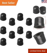 Black Trombone Slide Rubber End Tip Bumper for Brass Instrument Parts 10Pcs