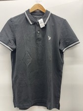 American Eagle Men s NWT Black Polo Shirt With White Trim Sz M