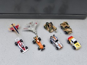 Vintage 1980s Micro Machines Lot of 17 Cars Military Racing +2 Play Sets Galoob