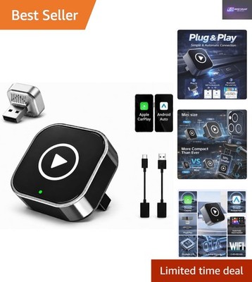 Innovativer kabelloser CarPlay/Android Auto Adapter mit 5,8 GHz schneller Konnektivität
