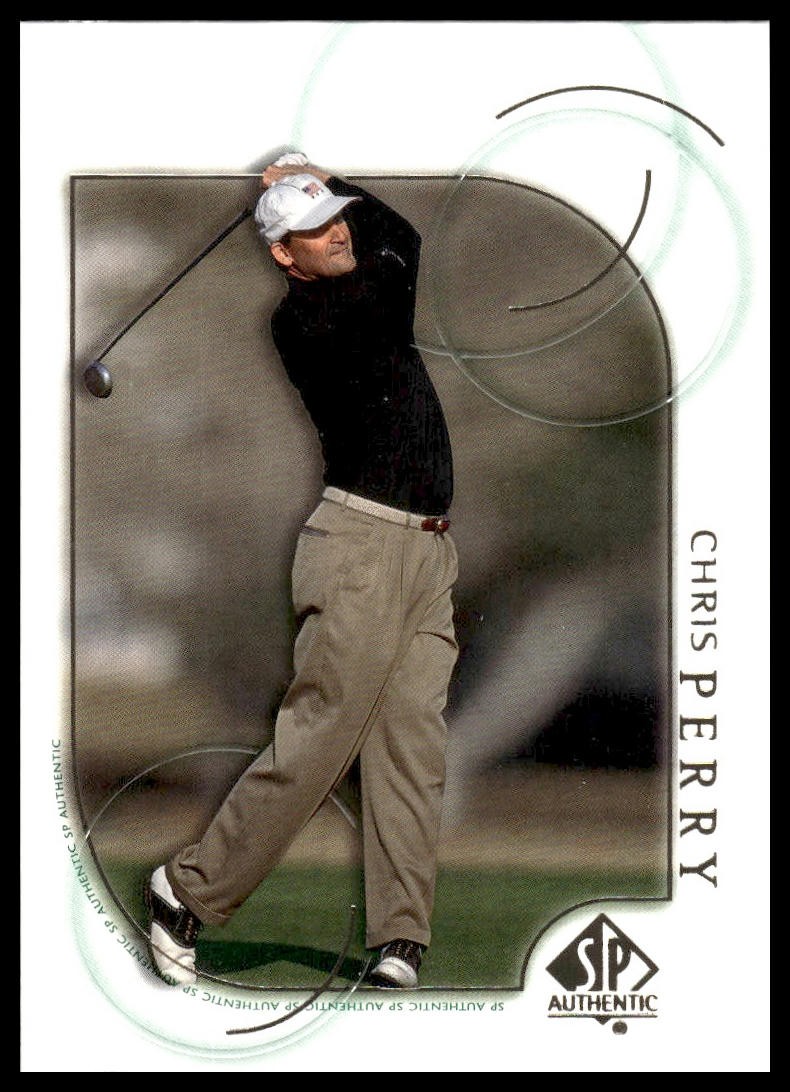 2001 SP Authentic #17 Chris Perry Golf NM+