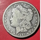 1891CC US Morgan SILVER Dollar! "Carson City" High in Demand! VG! Lower Mintage!