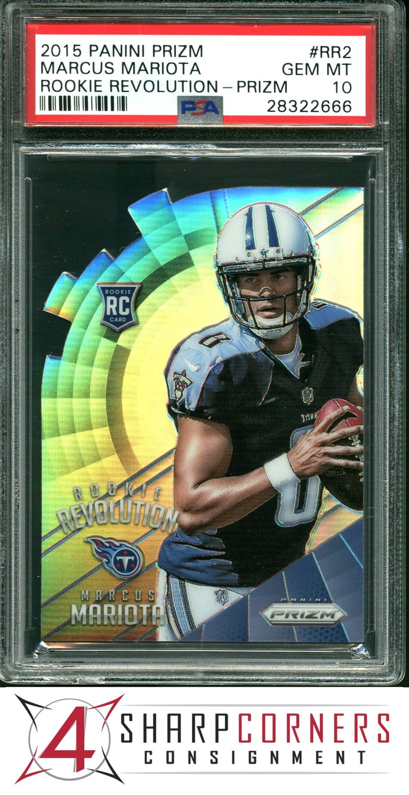 Marcus Mariota Panini Prizm Rookie Revolution #RR2 Base