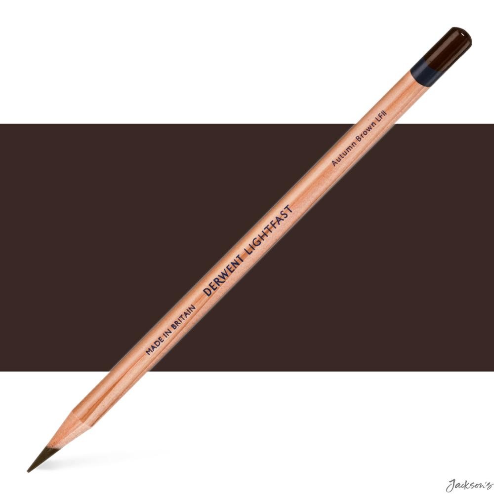 Derwent Lightfast Colour Pencil Oil Based Autumn Brown For Drawing
