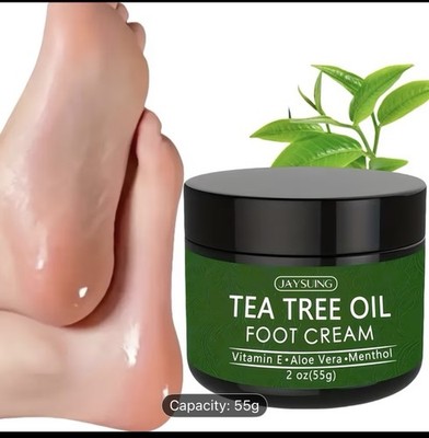 Tea Tree Essential Oil Hand And Foot Cream, Containing Aloe Vera And Honey - Dee