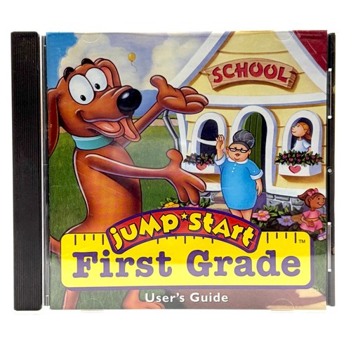 JumpStart First Grade Educational Computer PC Game 1996 CD-ROM
