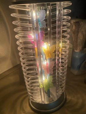 Vintage 90s light CD Tower Lamp CD Rack Holder RARE Brand New In