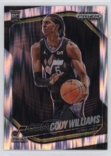 2024-25 Panini Prizm Black Skewed Prizm 14/249 Cody Williams #172 1ns3