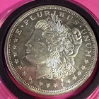 1 oz Morgan Dollar Silver Trade Unit .999 Fine Silver Round & Capsule