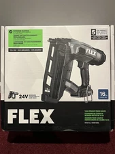 Flex 24V Cordless 16GA 2-1/2" Straight Finish Nailer Tool FX4321-Z