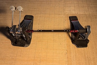 DW 9000 Series Double Bass Drum Pedal with Extended Footboard - Multicolor...