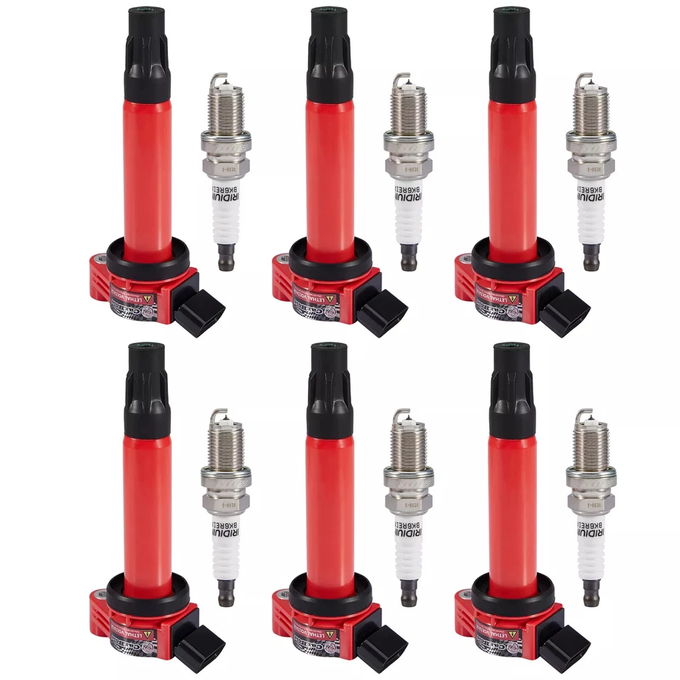 6PCS Ignition Coils & Spark Plugs for Toyota Highlander Solara Lexus RX330 ES330 - Image 4 of 4