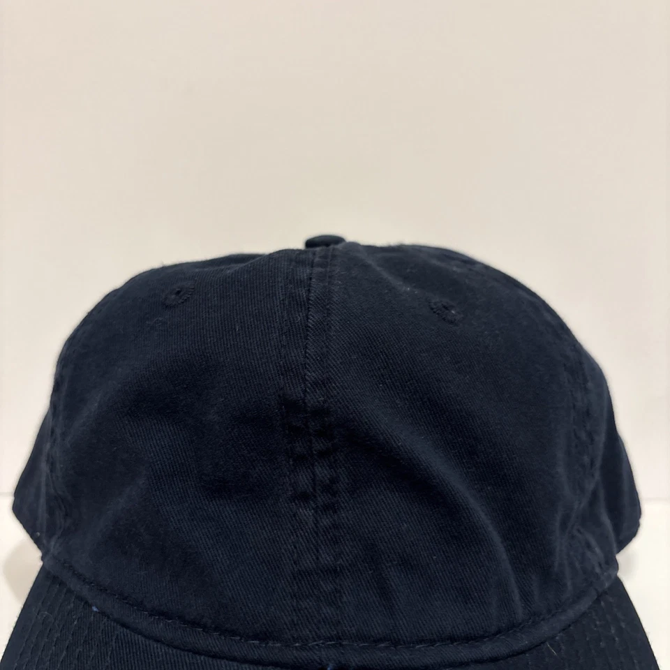 Sombrero ajustable vintage Champion todo azul marino Foto 2 de 4