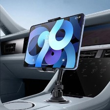 Universal Car Cup Holder Mount Stand for 4.7 - 10.9 Cell Phone Tablet Ipad USA