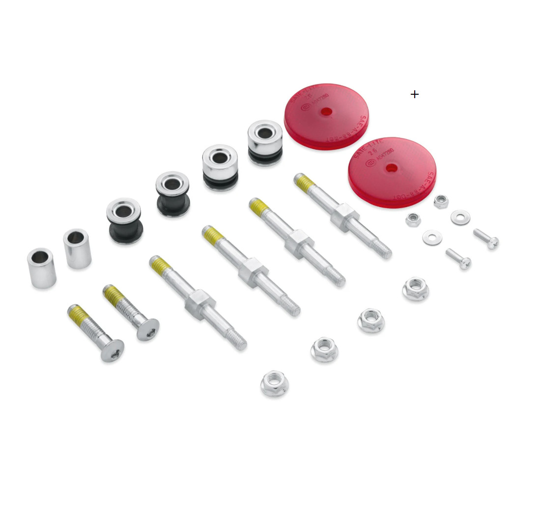 Kit fixation sissy bar détachable Harley Davidson 53931-03A pour road trip en duo