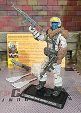 GI JOE   2008 SNOW SERPENT OFFICER   ARCTIC ASSAULT   100  complete & CARD