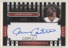 2008 Razor Signature Series Black 15/25 Jason Castro #ES-8 Auto 0bs7