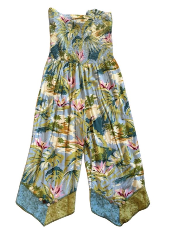 Faith Resortwear Bohemian Festival HippieJumpsuit Embroidered With Sequin Detail