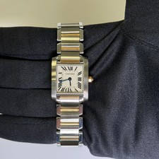 Cartier Tank 20mm White Dial Watch Ref# W51007Q4 2