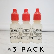 3 PC JSP 18K GOLD JEWELRY TESTING ACID SOLUTION TEST SCRAP TESTER SOLUTIONS ORO