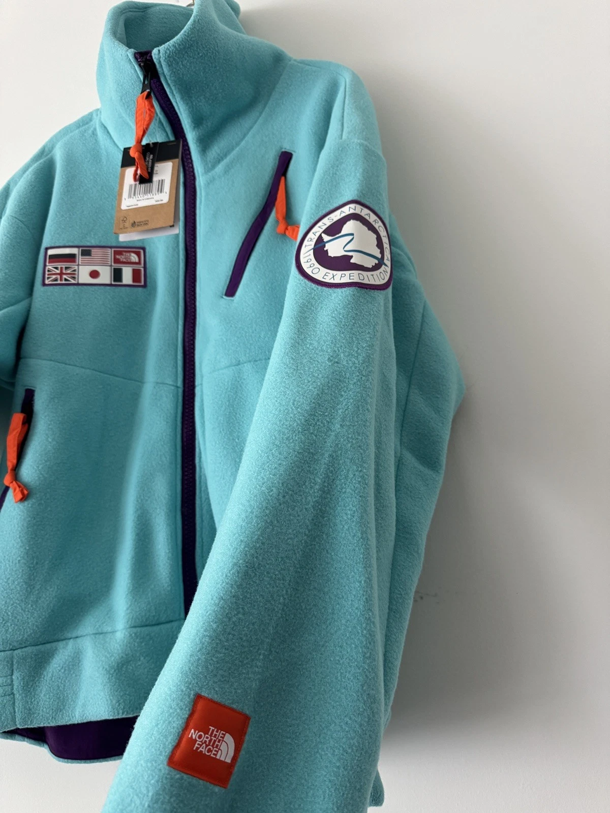 The North Face TAE Trans-Antarctica 1990 Expedition Fleece Jacket - Blue L - product detail image 4