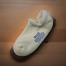 VTG Izod Her Ladies Sport Socks White Cushioned Low Cut One Size Fits All 80s