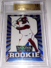 2019 Leaf National Metal Rookie Kyler Murray Baseball Card RARE BGS 10 PRISTINE. rookie card picture