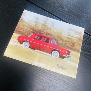 1963 Renault Caravelle Sales Brochure Folder Convertible Coupe Original 63