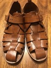 russell bromley Brown Woven Leather Fisherman Shoes/ Sandals Size US 12- EU46 — photo 1