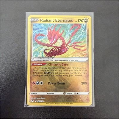 Radiant Eternatus 105/159 Radiant Rare Crown Zenith Pokemon Near Mint