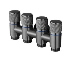 1 Inlet 4 Outlet 4 Way Angle Valve for Garden Kitchen Use