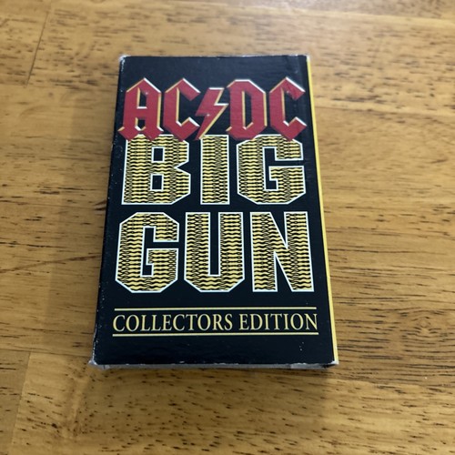 AC/DC - BIG GUN & BACK IN BLACK (LIVE) UNRELEASED (1993) CASSETTE TAPE ...