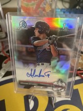 2017 Bowman - Chrome Prospect Autographs Abrahan Gutierrez #CPA-AG (AU, RC)