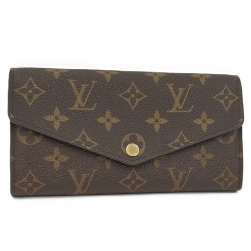 LOUIS VUITTON Bifold Wallet Portefeuille Sarah Monogram Used SKAI-0