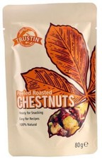 Trustin Foods Peeled Roasted Chestnuts 80g-10 Pack